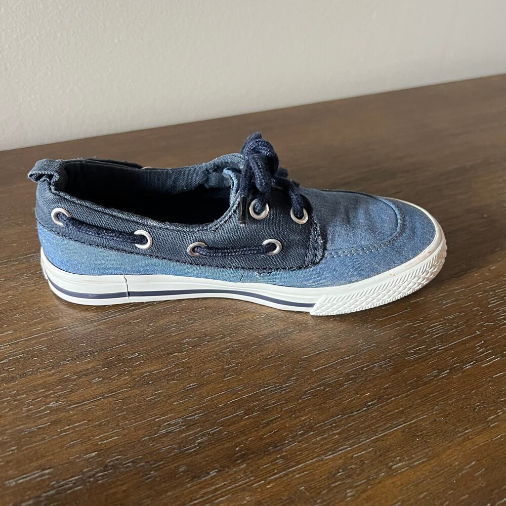 Crazy 8 Boys Blue Slip On‎ Boat Shoes- Size 12 - Picture 6 of 9